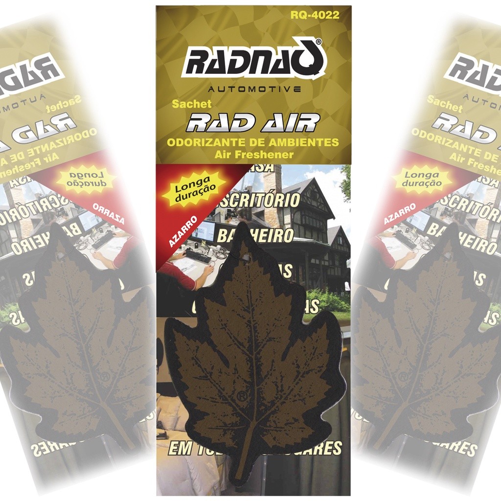 Aromatizador Folhinha Cheirinho Similar Little Trees para Carro e Ambiente Radnaq, Fragrância Azarro em Oferta na Shopee