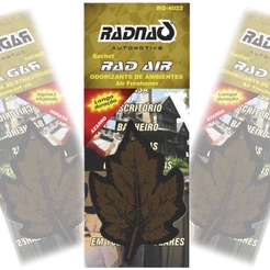 Aromatizador Folhinha Cheirinho Similar Little Trees para Carro e Ambiente Radnaq, Fragrância Azarro