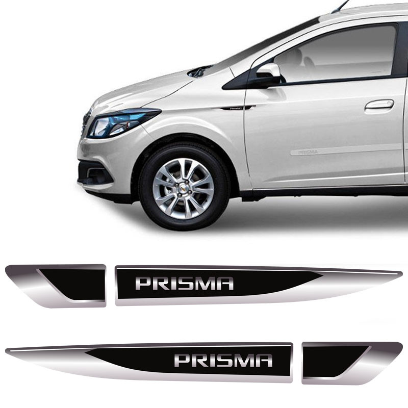 Aplique Lateral Prisma Decorativo Emblema Resinado Par em Oferta na Shopee