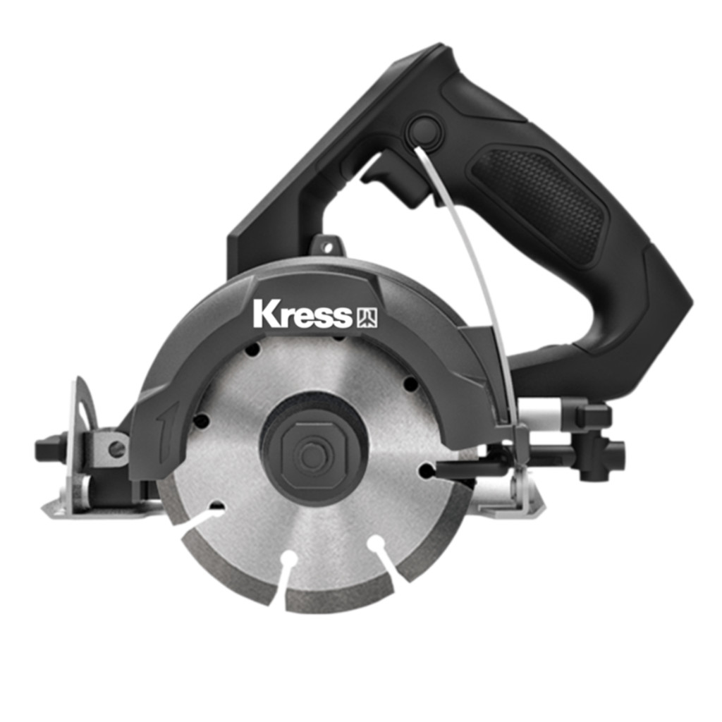 Serra de Mármore Elétrica de Alta Potência 1400W 220V 60Hz Tamanho do Disco 110mm - Kress