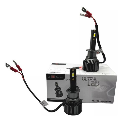Par De Ultra Led Asx 70w 10000 Lúmens 6000k - Spare Parts and Accessories for Vehicles