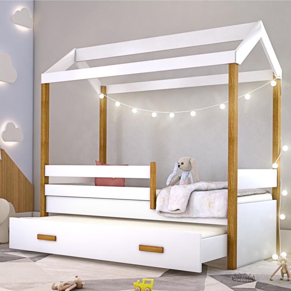 Bicama Montessoriana Exclusiv Solteiro com Fio de Luz em Oferta na Shopee