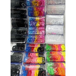 CARTELA 5 CAIXAS Elásticos de Silicone Para Cabelo 1 Cartela Com 5 Caixas Cartela Liguinha-youyi em Oferta na Shopee