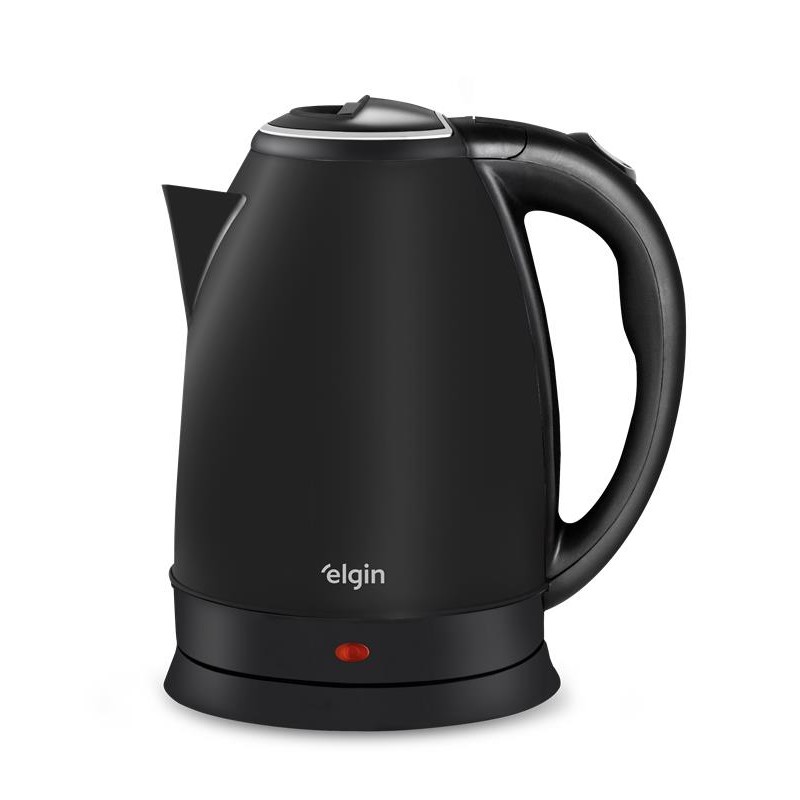 Chaleira Elétrica  Sem Fio 2 Litros Térmica Preto Elgin 127v
