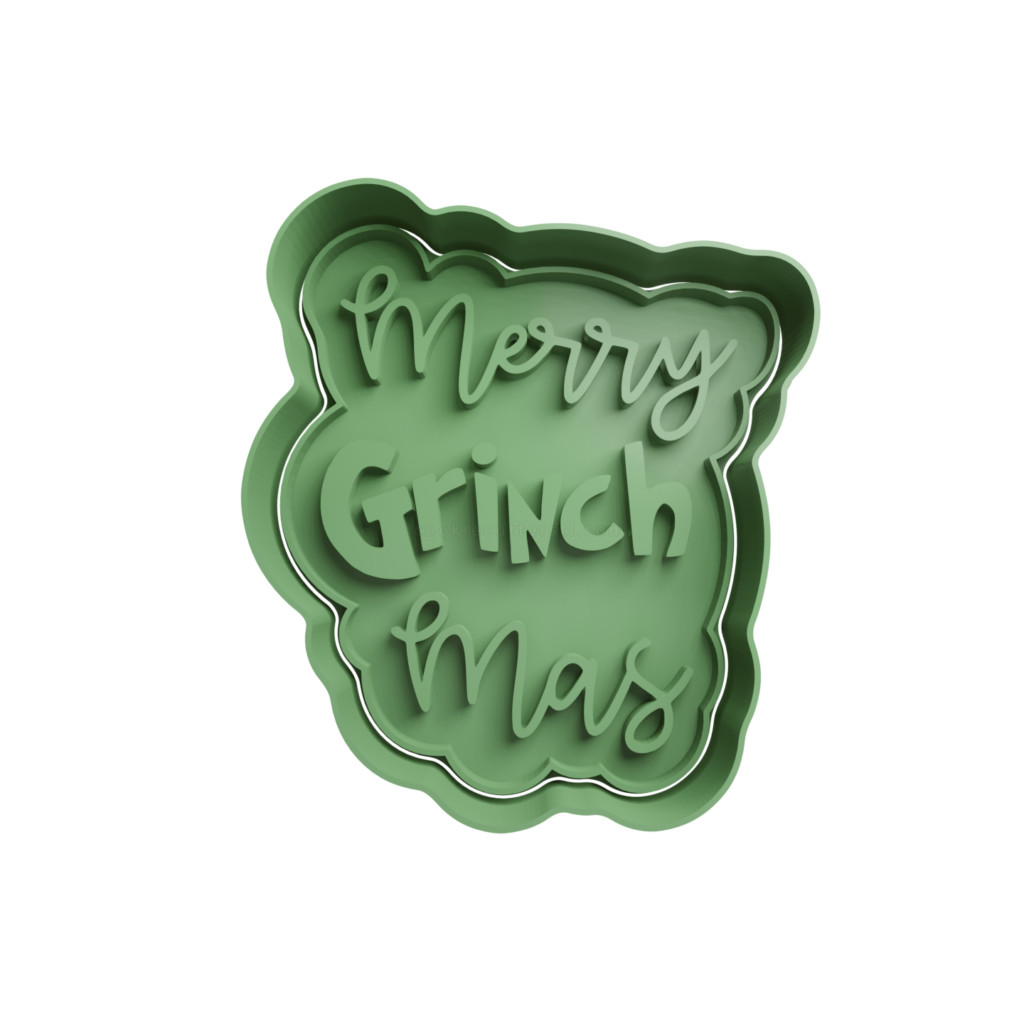 Cortador De Biscoito Merry Grinch Mas - Grinch