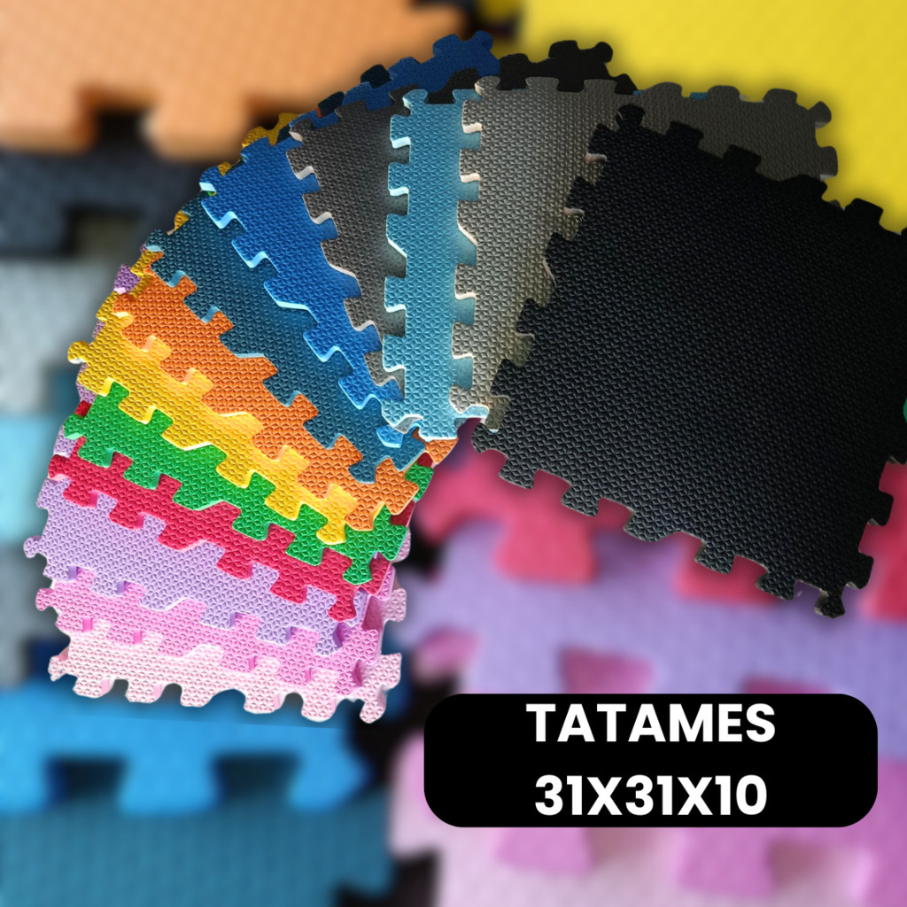 Tatame EVA 31x31x10mm – Piso Infantil ou Fitness – Diversas Cores em Oferta na Shopee