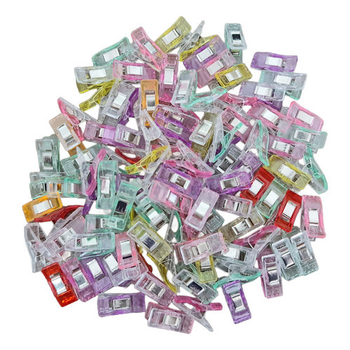 100 Mini Prendedor Artesanato Costura Patchwork Scrapbook em Oferta na Shopee