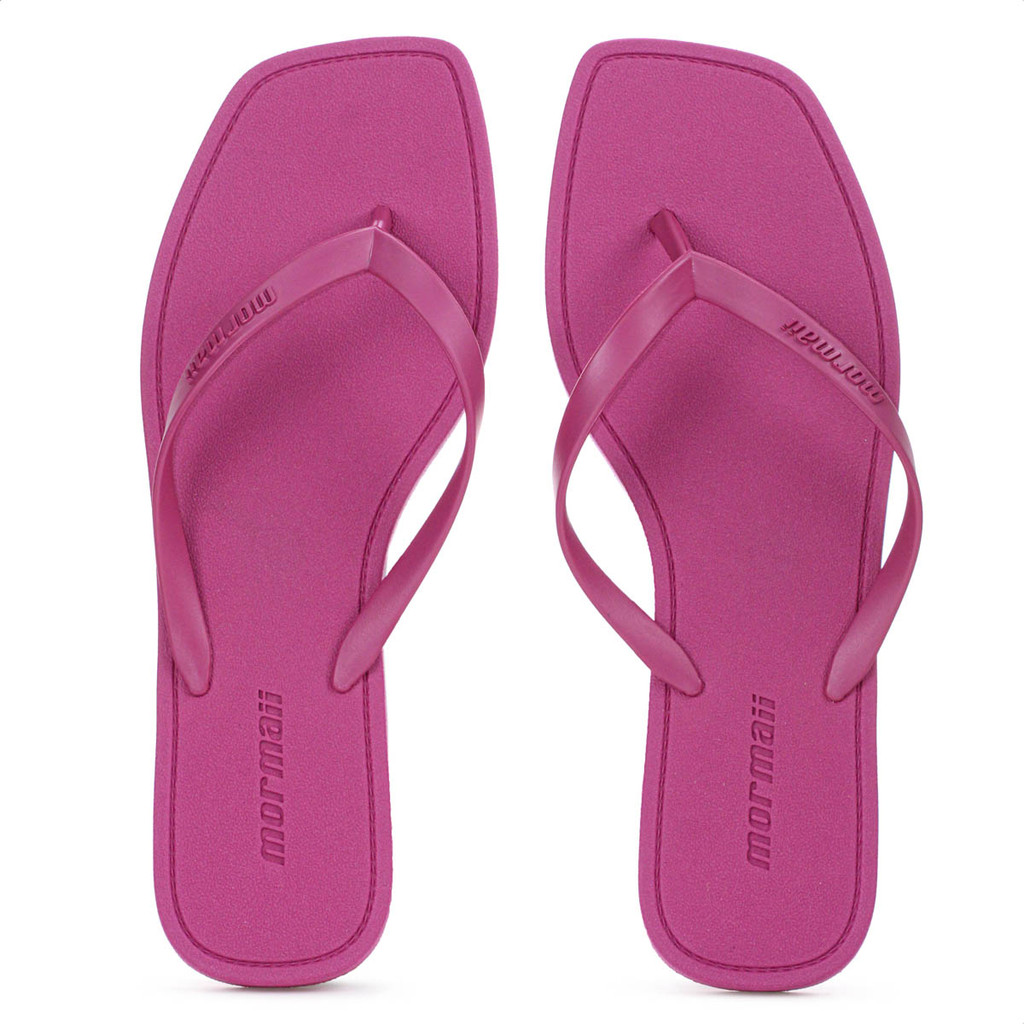 Chinelo Mormaii Bico Quadrado Rosa - Feminino em Oferta na Shopee