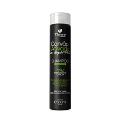 Shampoo Carvão Ativado Hidratação Cronograma Capilar 300ml Thyrre Cosmetics