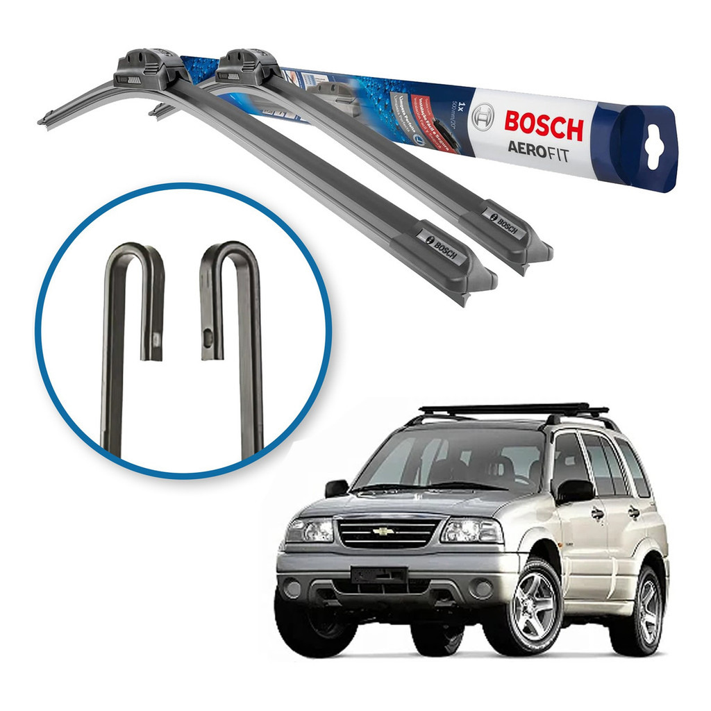 Palheta Limpador Parabrisa Original Bosch Chevrolet Tracker 2001 A 2008 em Oferta na Shopee