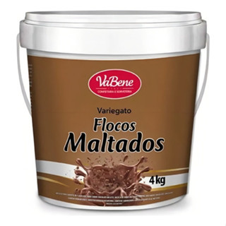 Creme Recheio Variegato Flocos Maltados 4Kg Tipo Ovomaltine em Oferta na Shopee