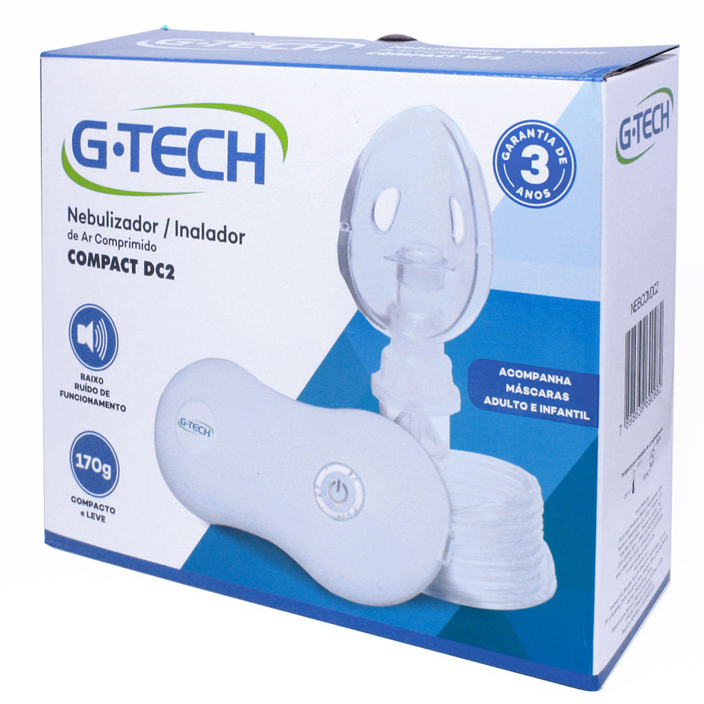 Nebulizador De Ar Compacto Baixo Ruido Bivolt Gtech Cor / Voltagem Branco / 110v/220v (bivolt) Cor Branco Voltagem 110v/