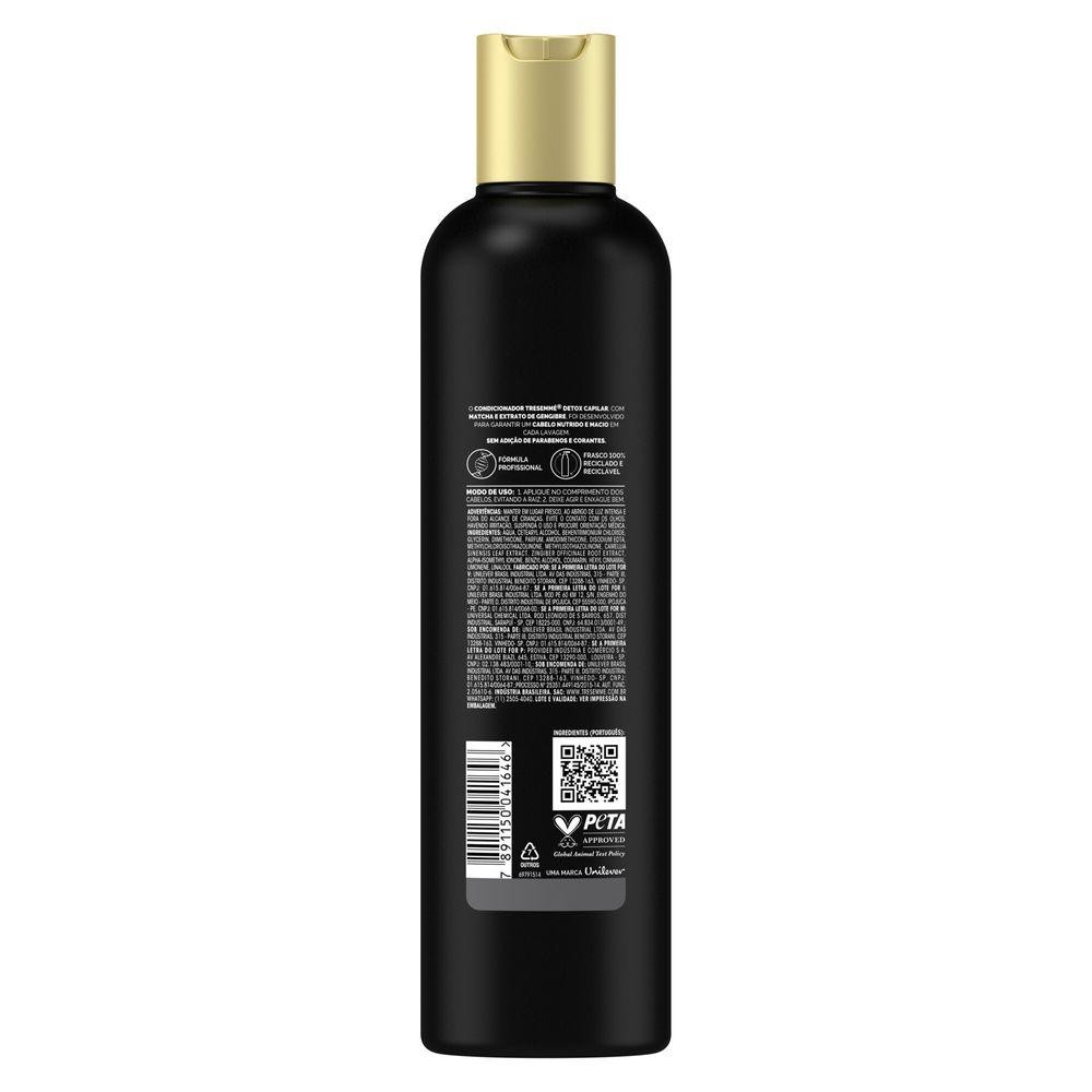 Kit 3 Condicionadores TRESemmé Detox Capilar com Chá de Gengibre e Proteina do Trigo 400ml cada — imagem 2 de 2