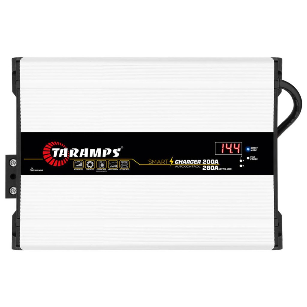 FONTE TARAMPS 200A/280A DINAMICA SMART CHARGER
