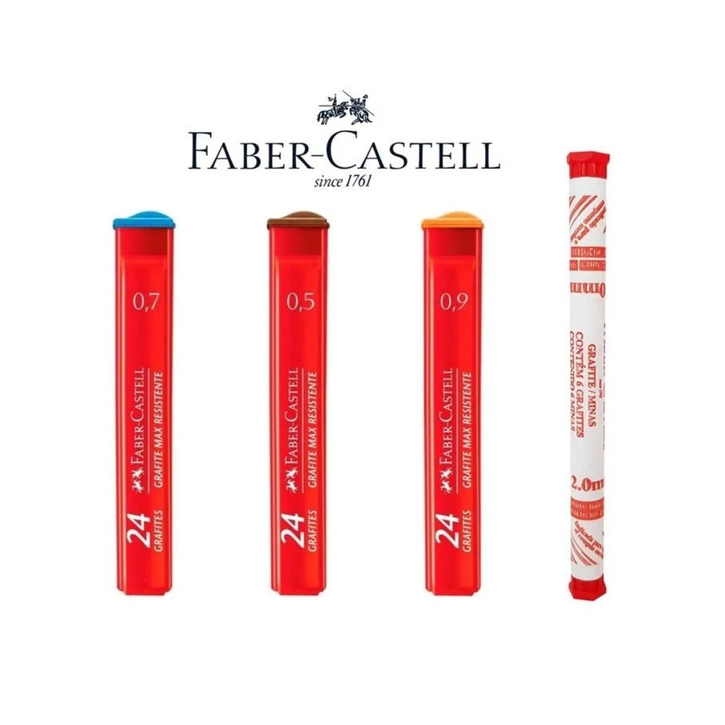 Grafite Polymer B Faber - Castell c/24 un