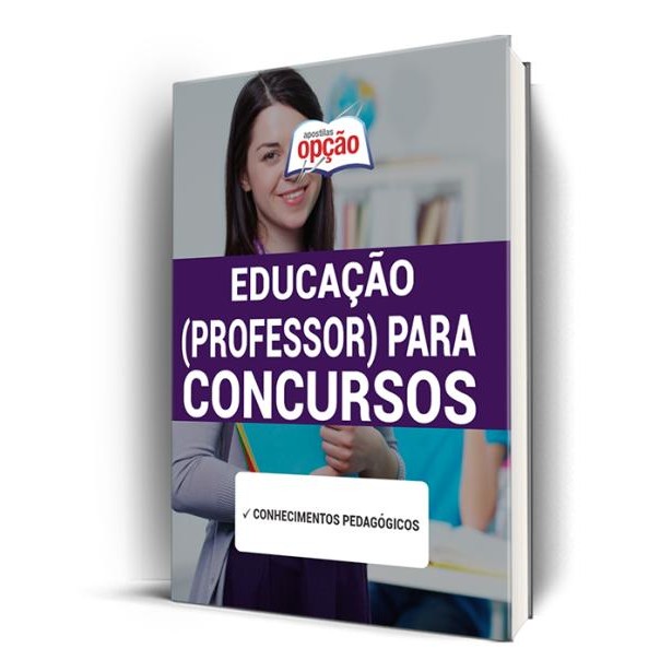 Imagem Apostila Educação (Professor) para Concursos