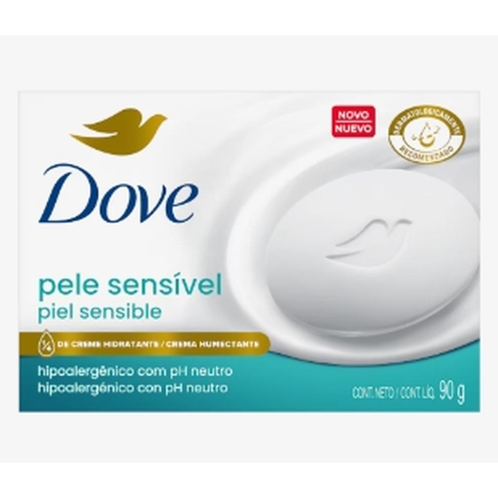 Sabonete em Barra Dove Pele Sensivel 90g