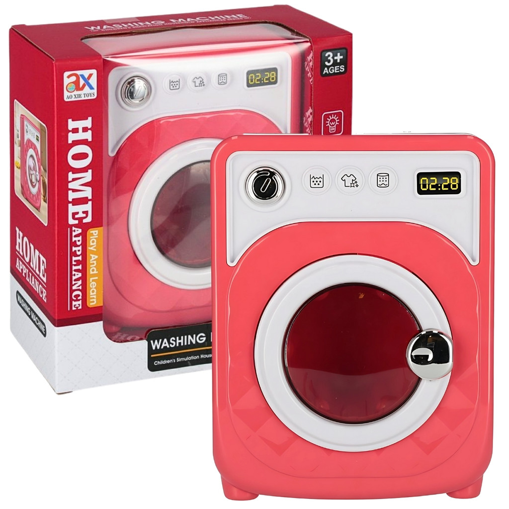 Maquina de Lavar Brinquedo Interativa 360° Som Luz Castela - Mom & Baby
