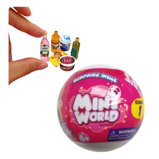 Brinquedo Infantil Mini World Série 1 Comidinhas em Miniatura Surpresa Sortida Multikids - BR1768 em Oferta na Shopee
