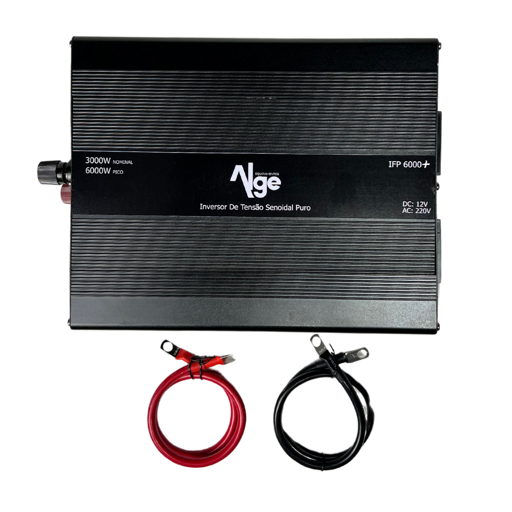 Inversor De Tensão Senoidal Pura 6000w Pico 3000w Nominal 12v/220v - Alge