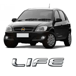 Emblema Life Celta Corsa 07/ Adesivo Modelo OrigInal Cromado