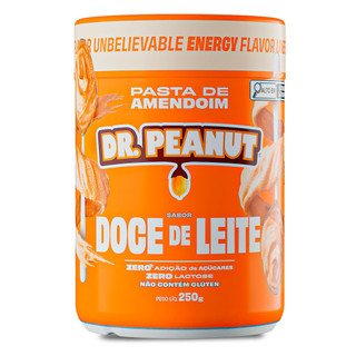 Pasta de Amendoim Dr.Peanut Sabor Doce de Leite 250g em Oferta na Shopee