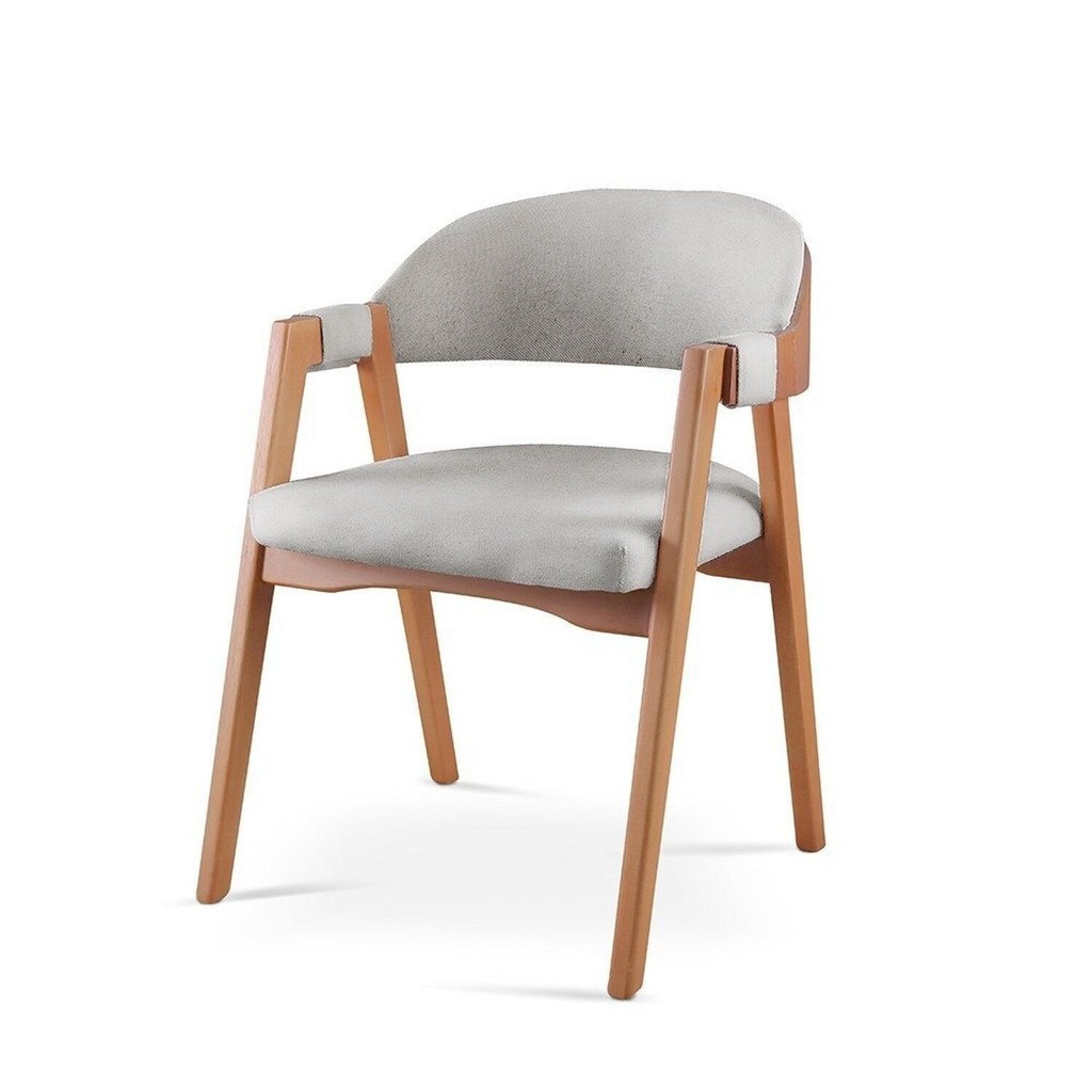 Kit 2 Cadeiras para Mesa de Jantar Gaia Linho Cinza em Oferta na Shopee