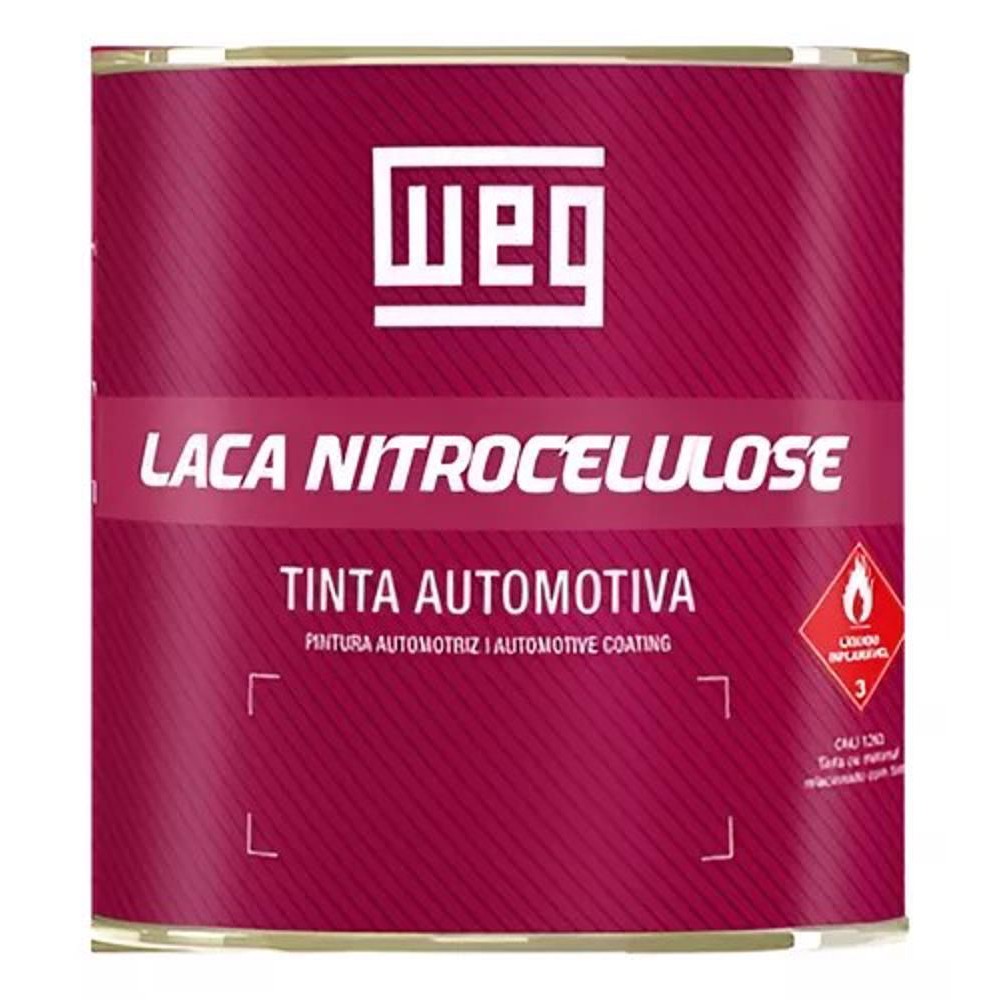 TINTA LACA NITROCELULOSE DUCO WEG PRETO CADILLAC 0,9L em Oferta na Shopee