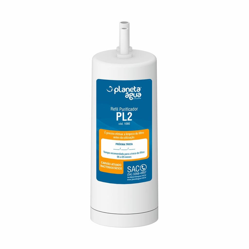 Refil Filtro Planeta Água PL2 para Purificador Latina P655 - Compatível