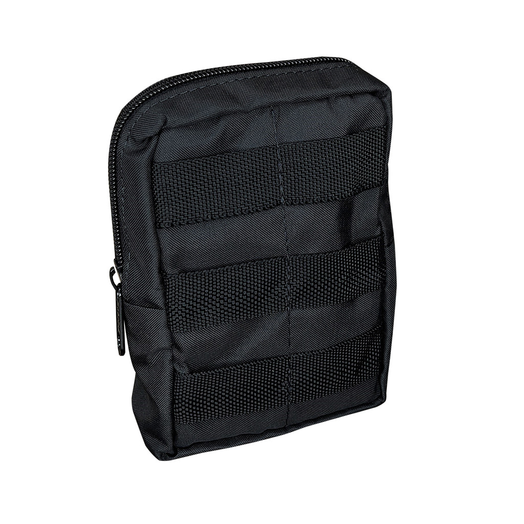 Bolso Modular Tático Preto P/ Colete Plate Segurança Profissional Escolta Vigilante