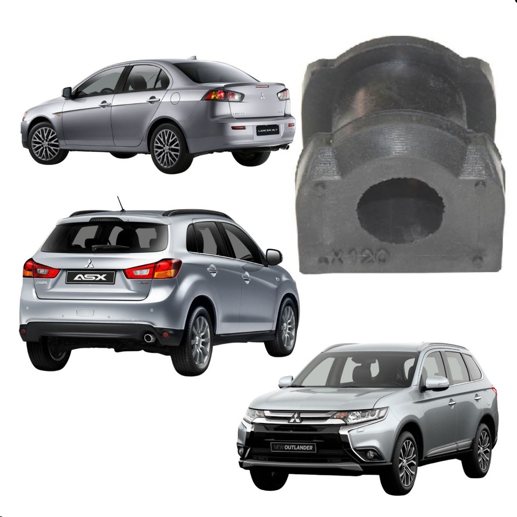 Bucha Barra Estabilizadora Dianteira Outlander ASX Lancer
