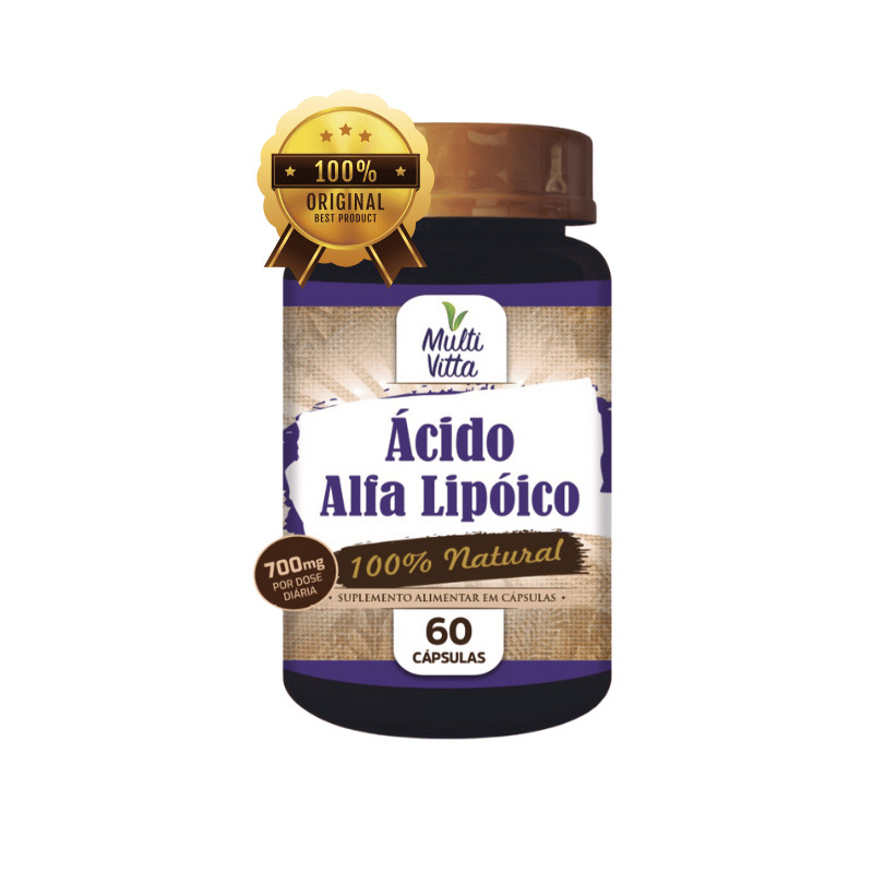 Ácido Alfa Lipóico 700mg 60 Caps | Multivitta em Oferta na Shopee