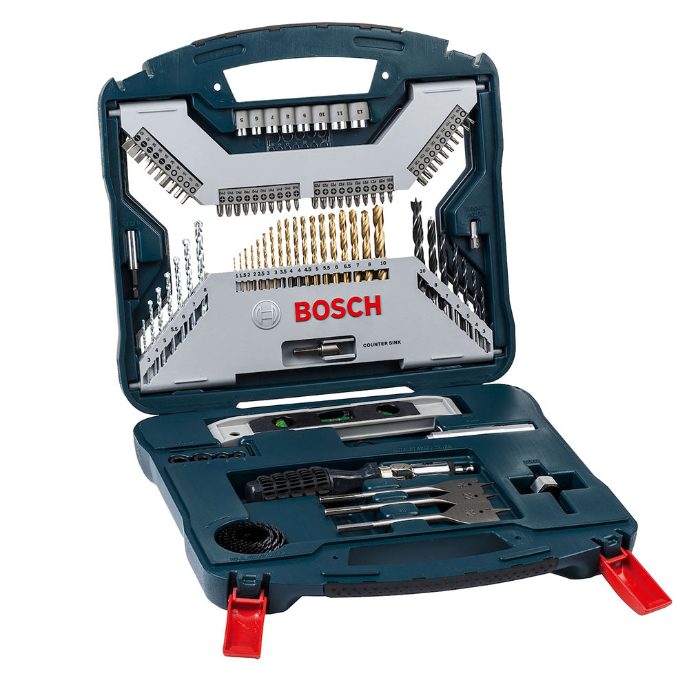 Kit Bosch 100 Peças X-Line com Maleta – Eficiência em Cada Aplicação em Oferta na Shopee