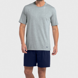 Pijama Masculino Algodão Manga Curta Confortável Mash em Oferta na Shopee