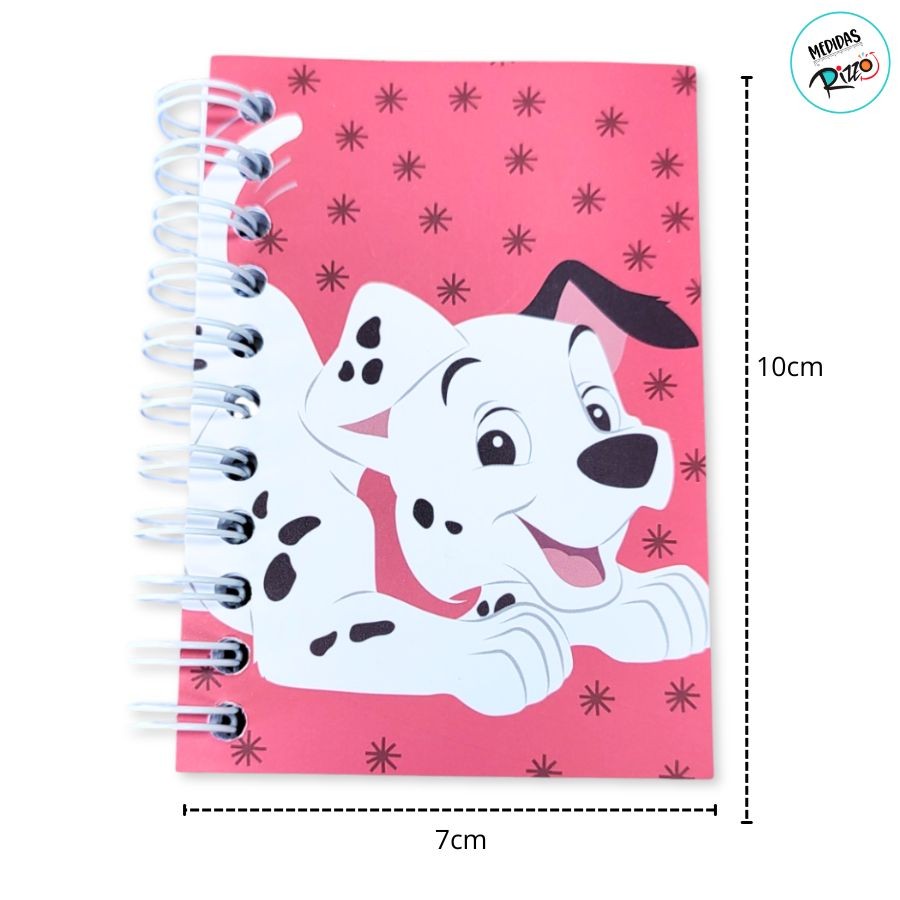 Caderninho de Anotações - 101 Dalmatas - 50 Folhas - 7x10cm - 1 unidade - Disney Original - Rizzo · foto 2