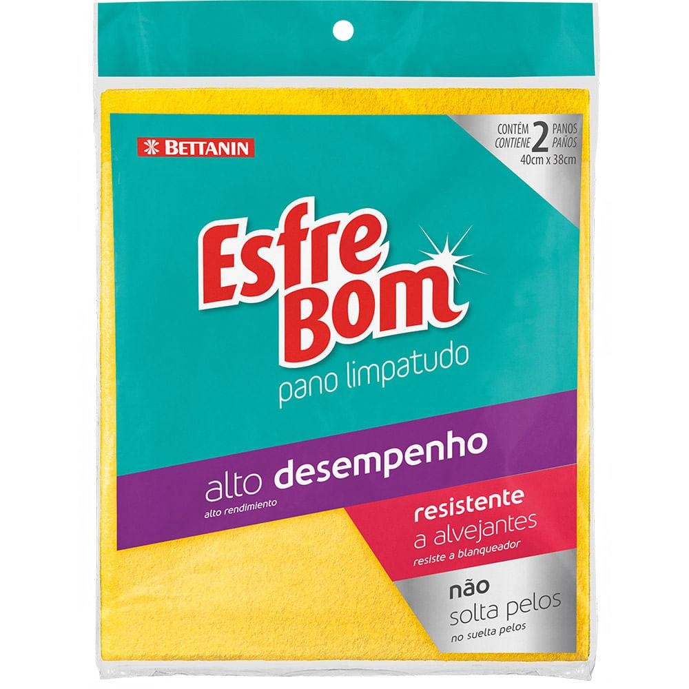 Pano Multiuso Limpatudo 2 Unidades EsfreBom Bettanin em Oferta na Shopee