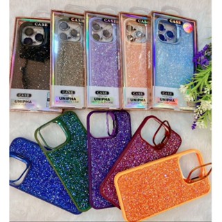 Capa Capinha Glitter Cristalizadas para iphone  16 15 14 13 12 11 Pro Max Brinde a Pelicula Camera em Oferta na Shopee