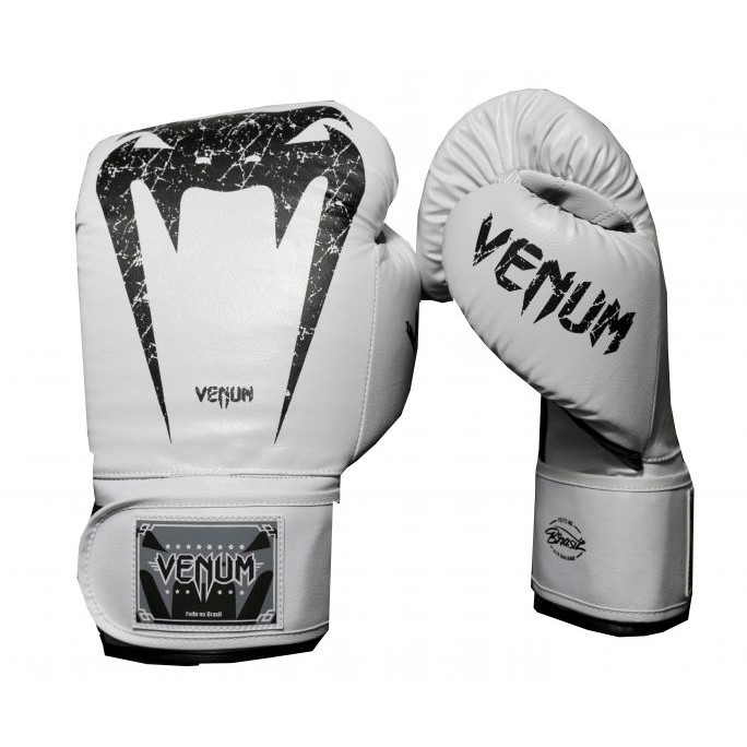 Luva de Boxe Venum Giant Brasil - Branca