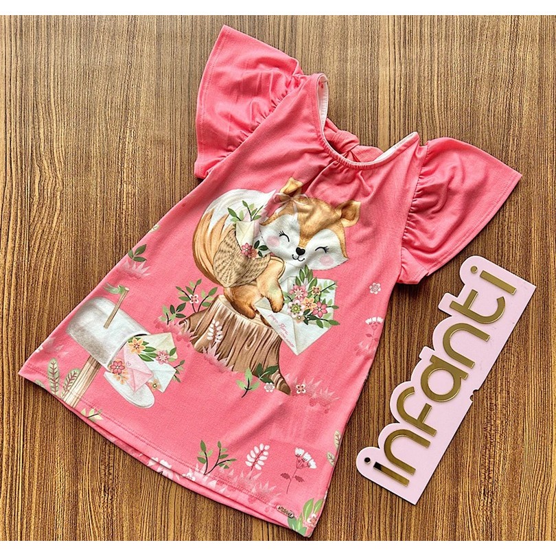 Vestido Infantil em Malha Fresh 81524 Infanti