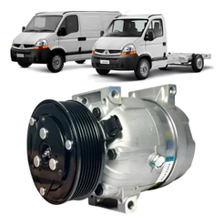 Compressor Ar Renault Master 2.5 Ate 2012 Polia 7pk Delphi