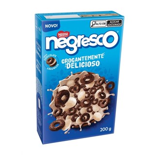 Cereal Matinal Negresco Chocolate e Baunilha 200g em Oferta na Shopee