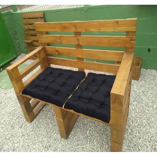 Assento Almofada Grande Cheia Cadeira Sofá Poltrona Decorativa Banco Pallet Futon 60x60CM