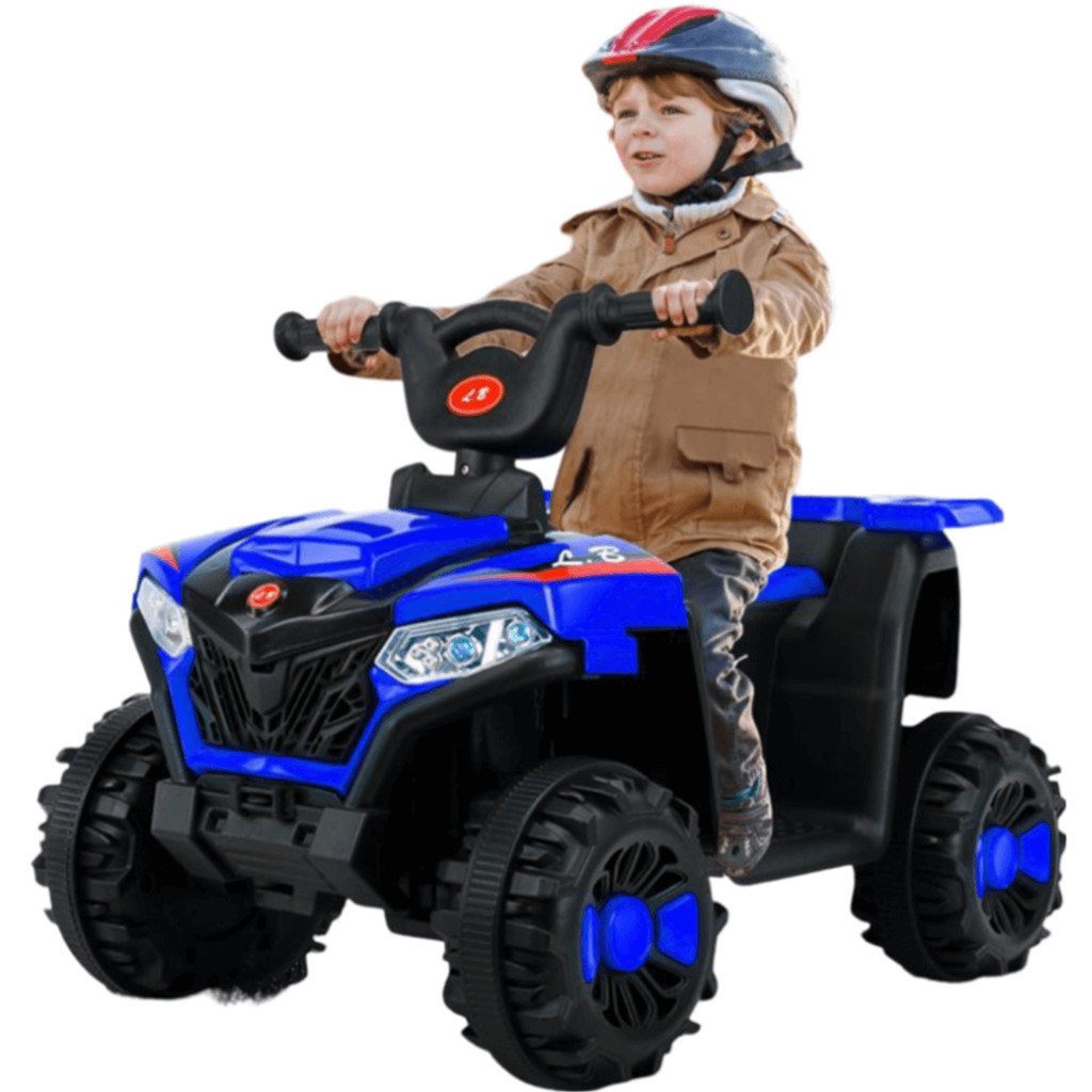 Quadriciclo Eletrico Infantil Zippy Toys ATV Super 6V Azul em Oferta na Shopee