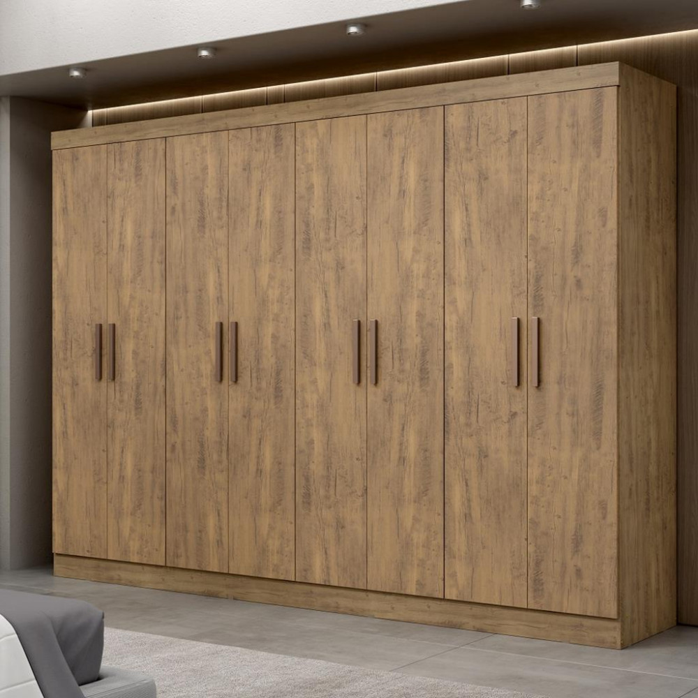 Guarda Roupa Casal 8 Portas  Paris Maxel Móveis - Home & Living