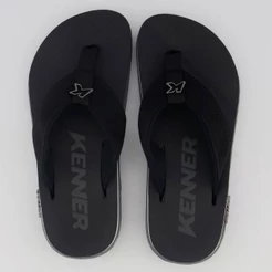 Chinelo Kenner Kivah II Preto e Cinza