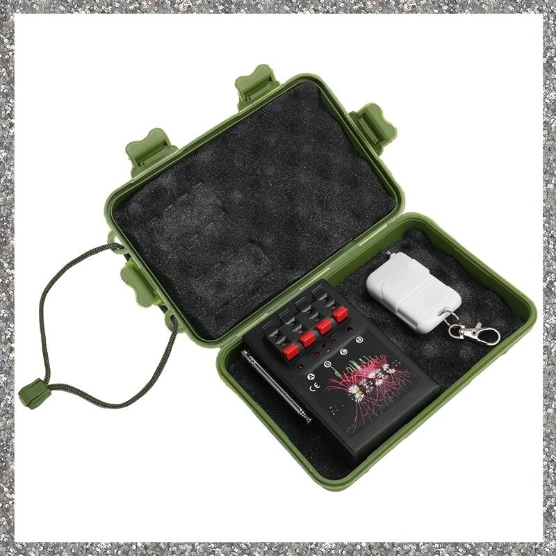 [Dkzc] Sistema De Disparo De Fogos De Artifício 4CH Smart Wireless Remote Ignitor De Segurança Electroni Fio Para Casame em Oferta na Shopee
