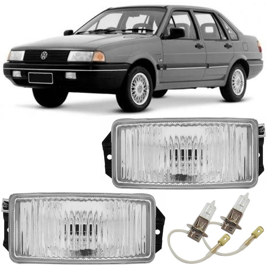 Par Farol Milha Santana Quantum 91 92 93 94 com Lampadas