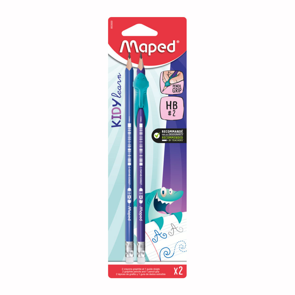 Lápis preto Nr.2 com borracha Kidy Learn 2 unid 853500 Maped - Stationery