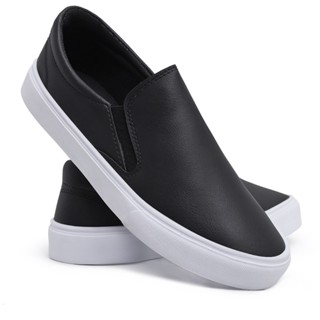 Tênis Sapatênis Slip On Iate Casual Masculino Preto Sem Cadarço Confortável Envio Imediato em Oferta na Shopee