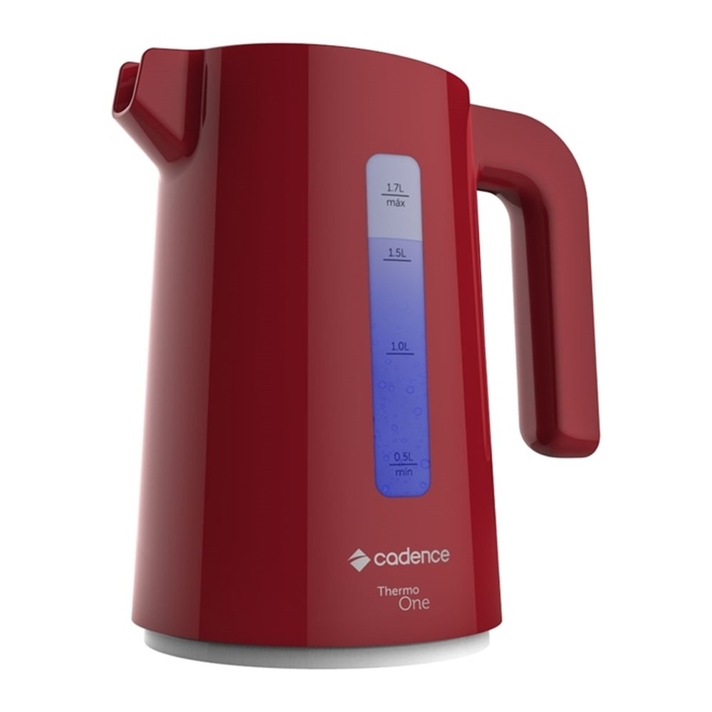 Chaleira Elétrica Cadence 1,7L 1200W Thermo One CEL381 Vermelha em Oferta na Shopee